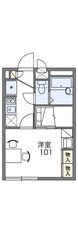 レオパレス南田辺の物件間取画像